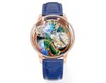 Jacob&Co Factory Lucky Dragon New Year Rose Gold stainless steel Diameter 47mm watch